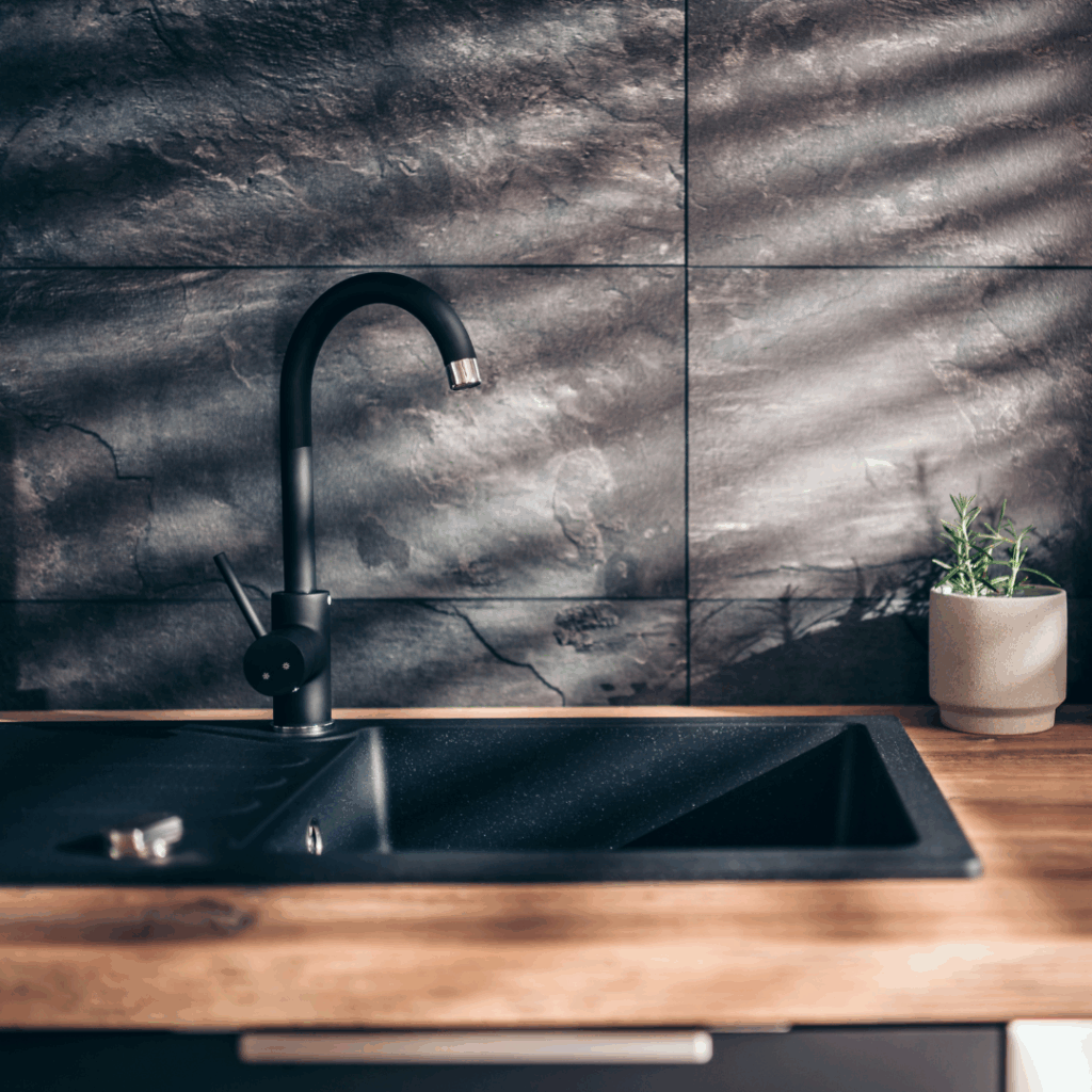 evier-noir-cuisine